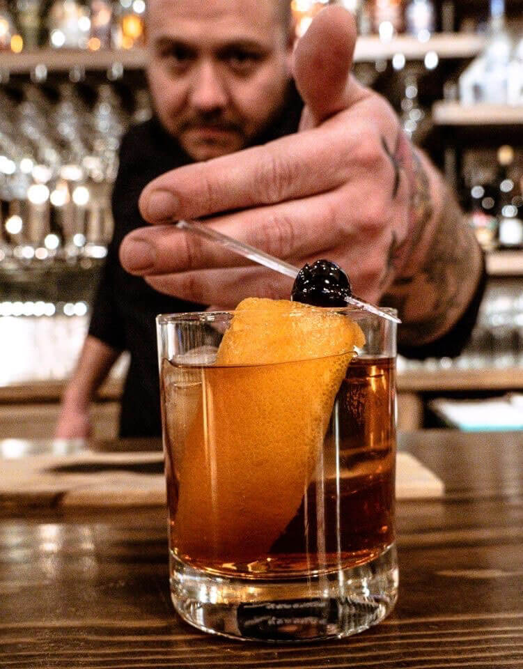 Sagamore Smoked Manhattan