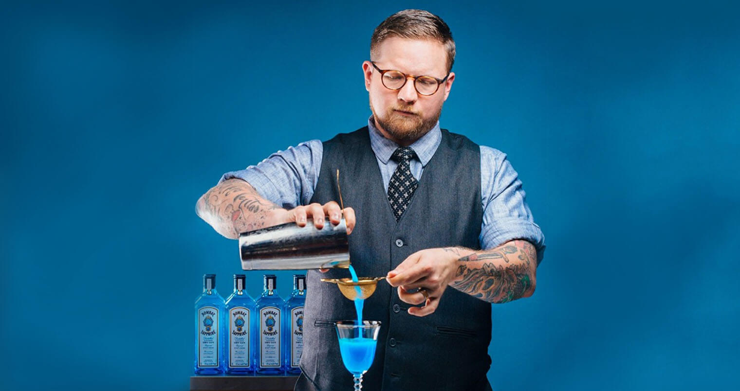 Houston Bartender Chris Morris Mixing Behind the Stick, featured image
