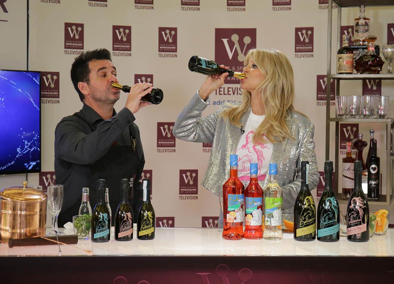 Christie Brinkley with Her Line of Bellissima Wine