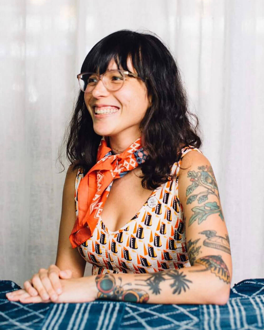 Claire Sprouse, smiling portrait