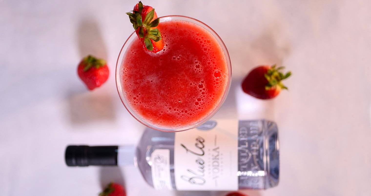 Classic Strawberry Vodka Daiquiri for National Daiquiri Day, featured image