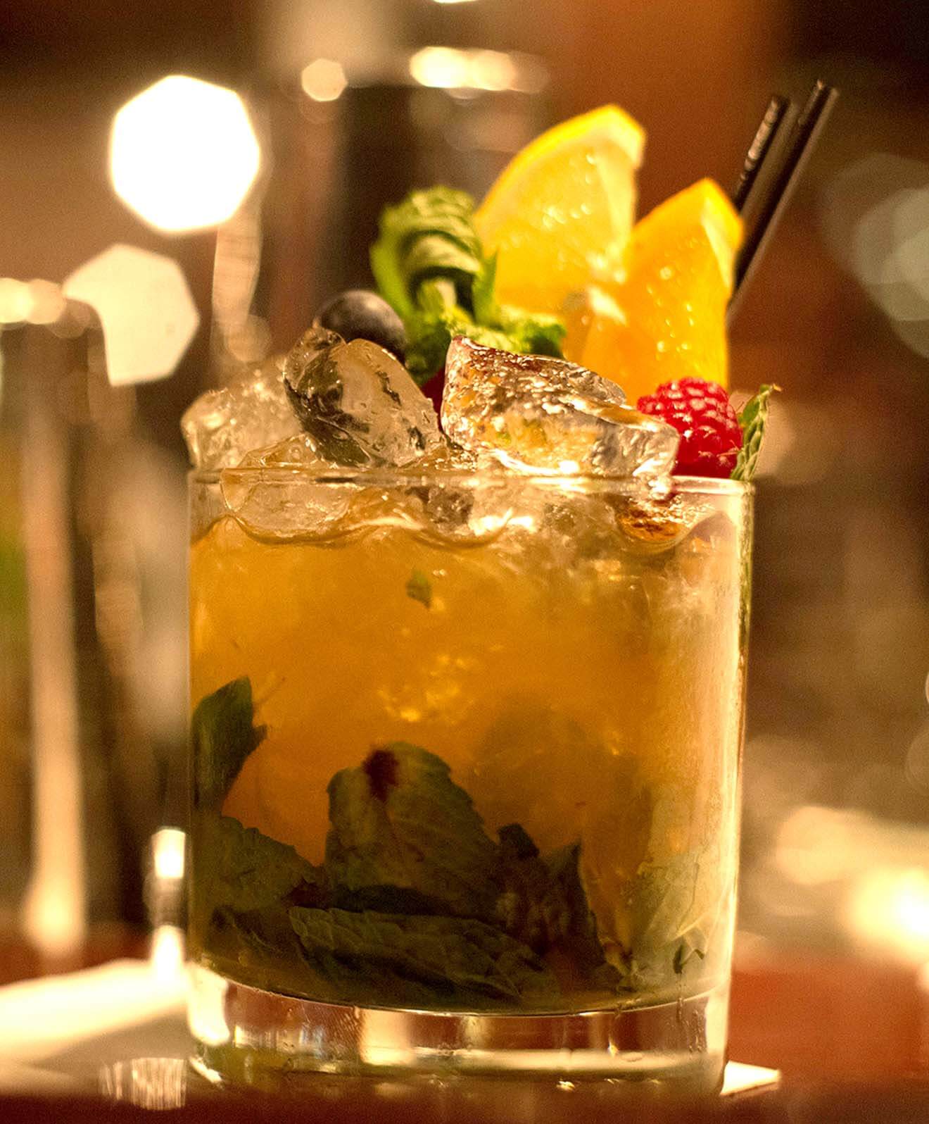 Must Mix: Cognac Peach Julep