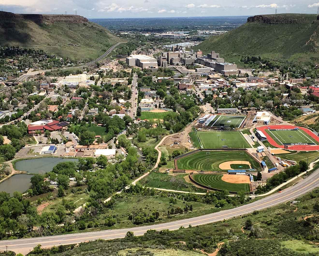 Coors Brewery Dominates Golden Colorado