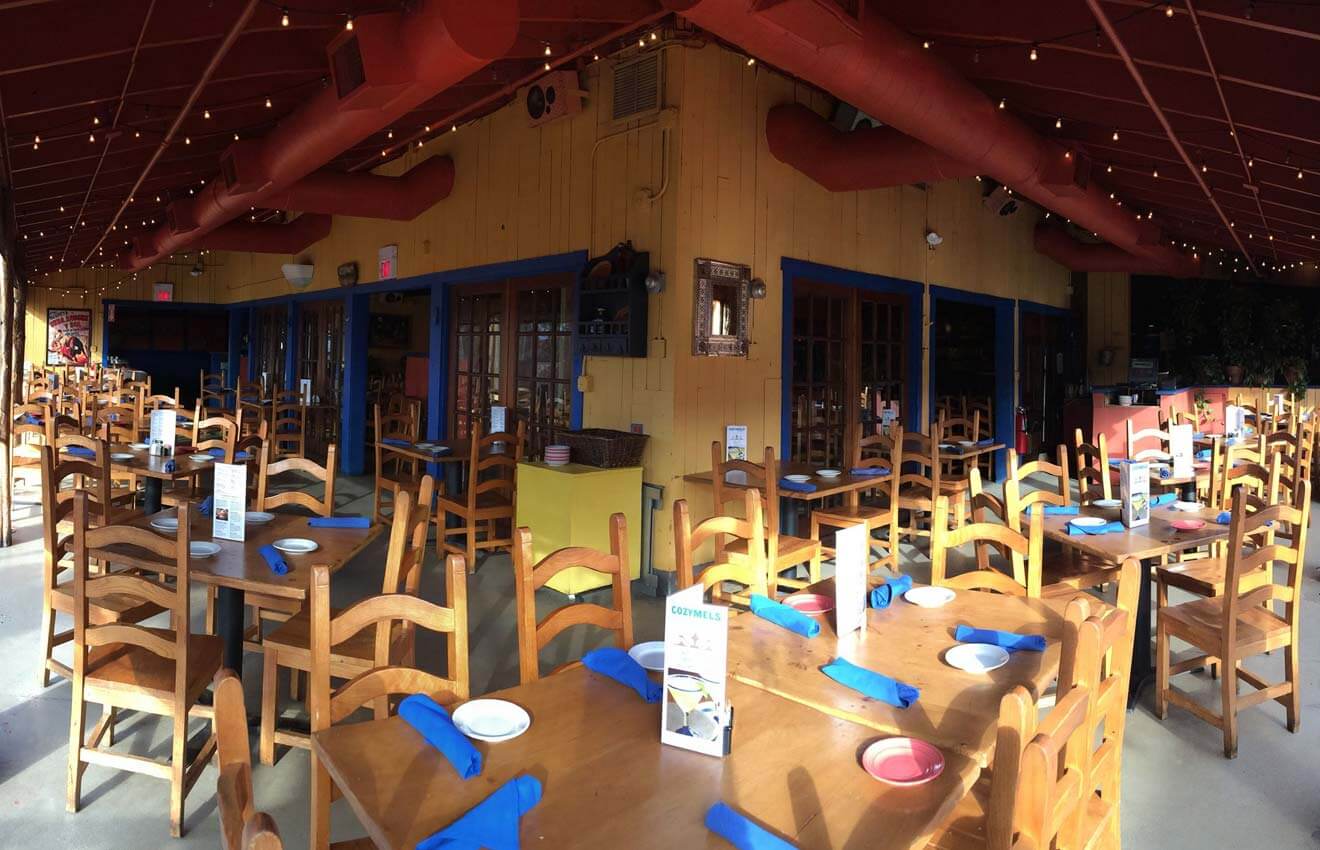 Cozymel's Outside Dining Area