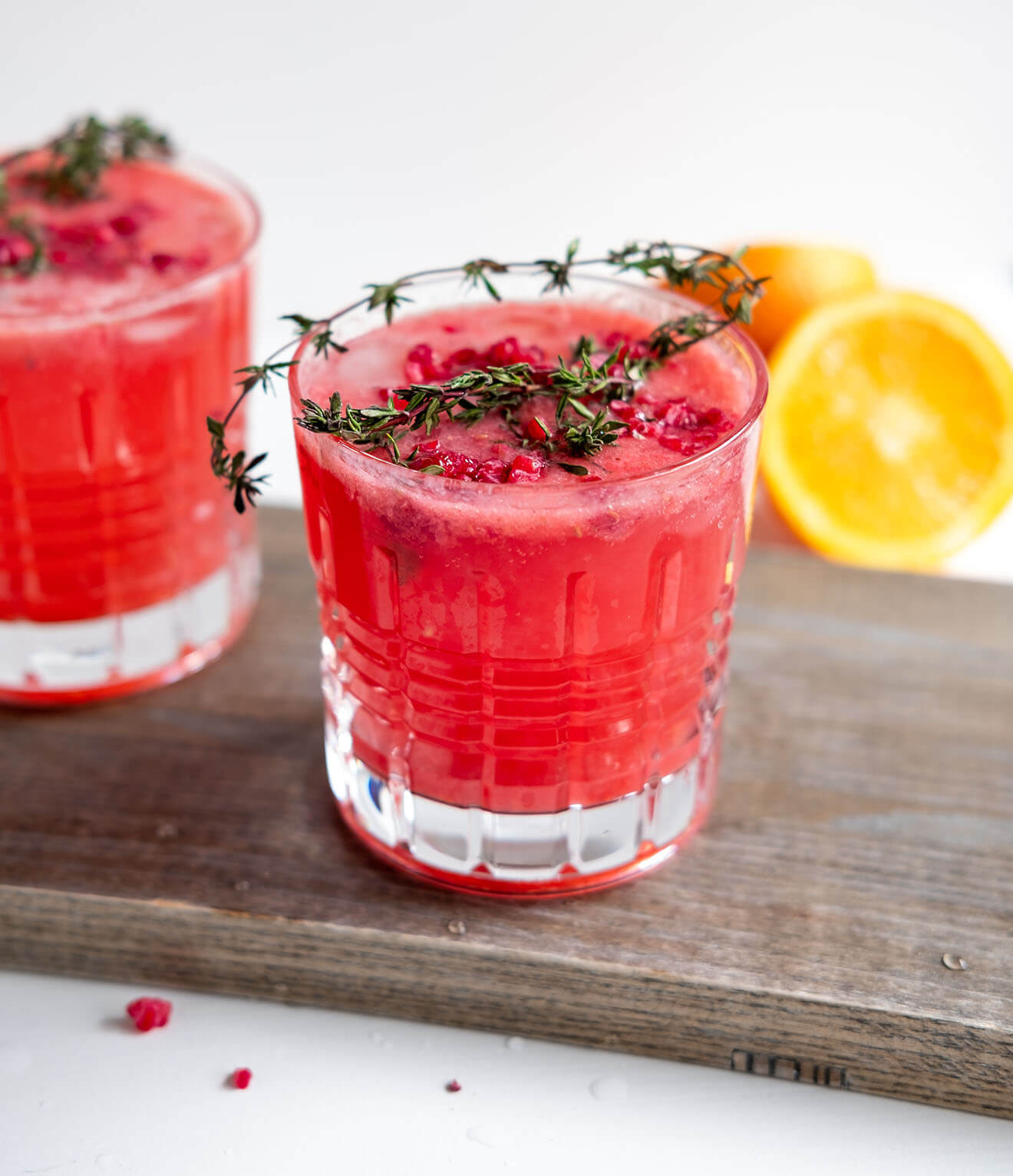 Cranberry Syrup Cocktail