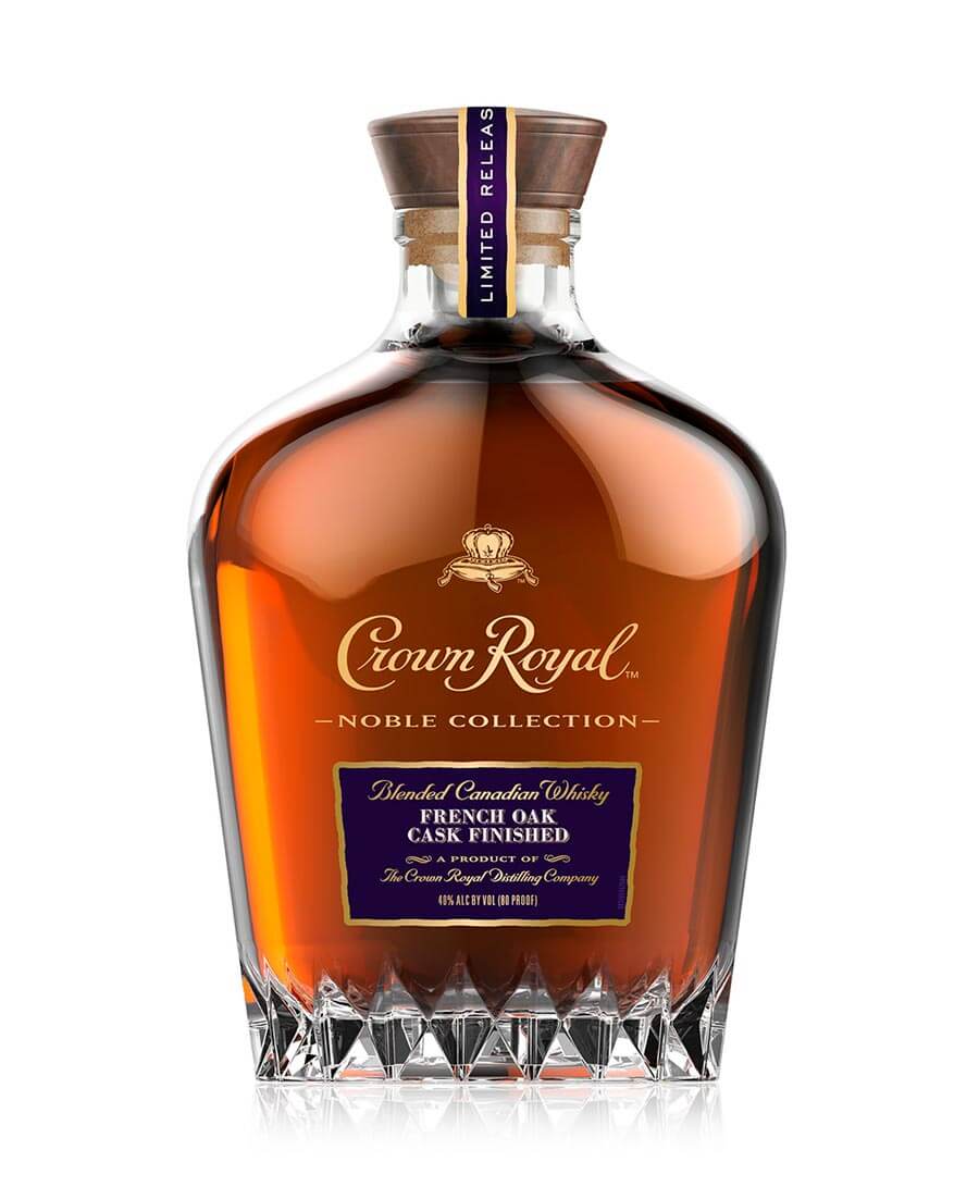 Crown Royal Noble Collection French Oak Cask Finished, bottle on white