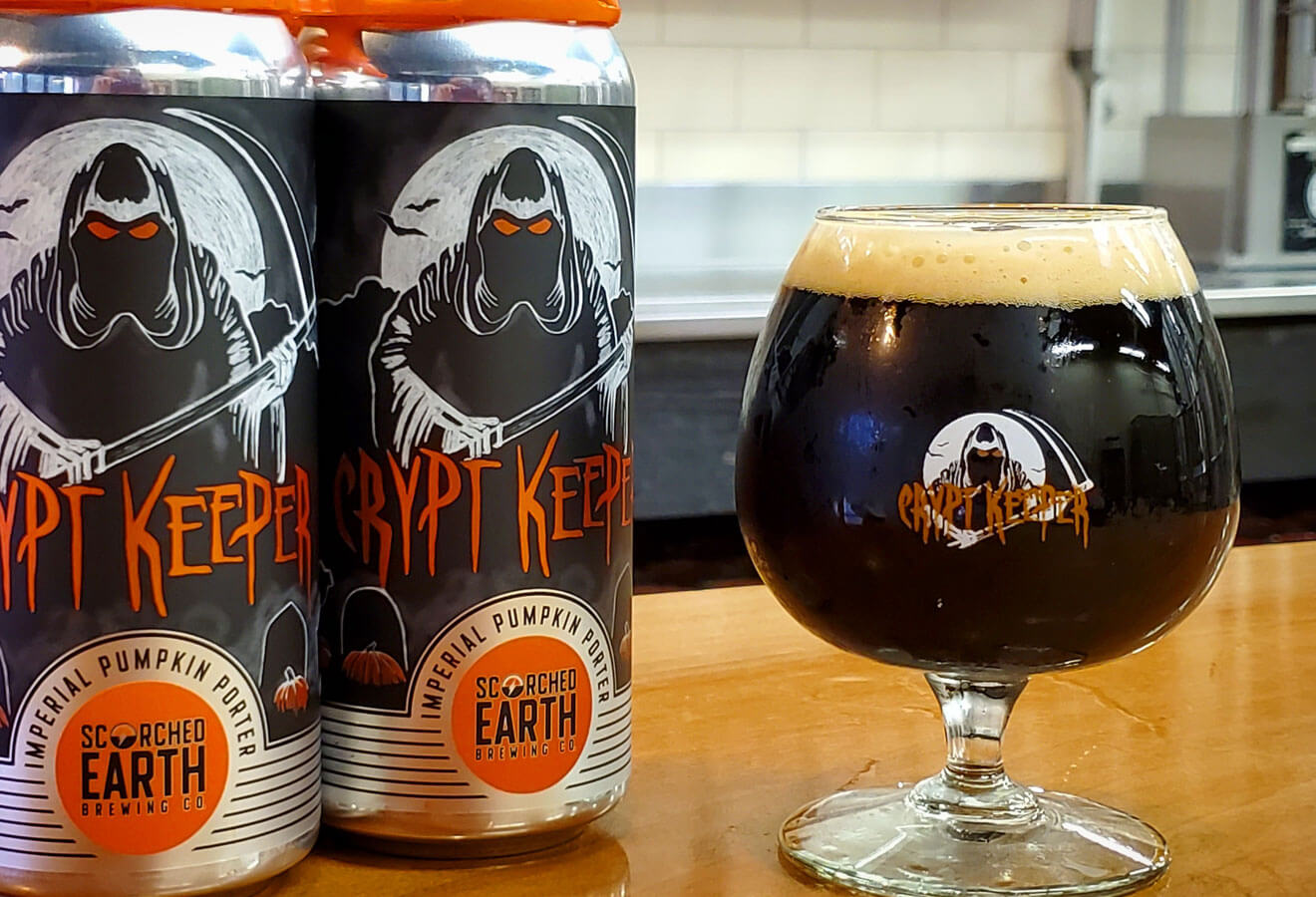 Scorched Earth Brewing Crypt Keeper Pumpkin Porter