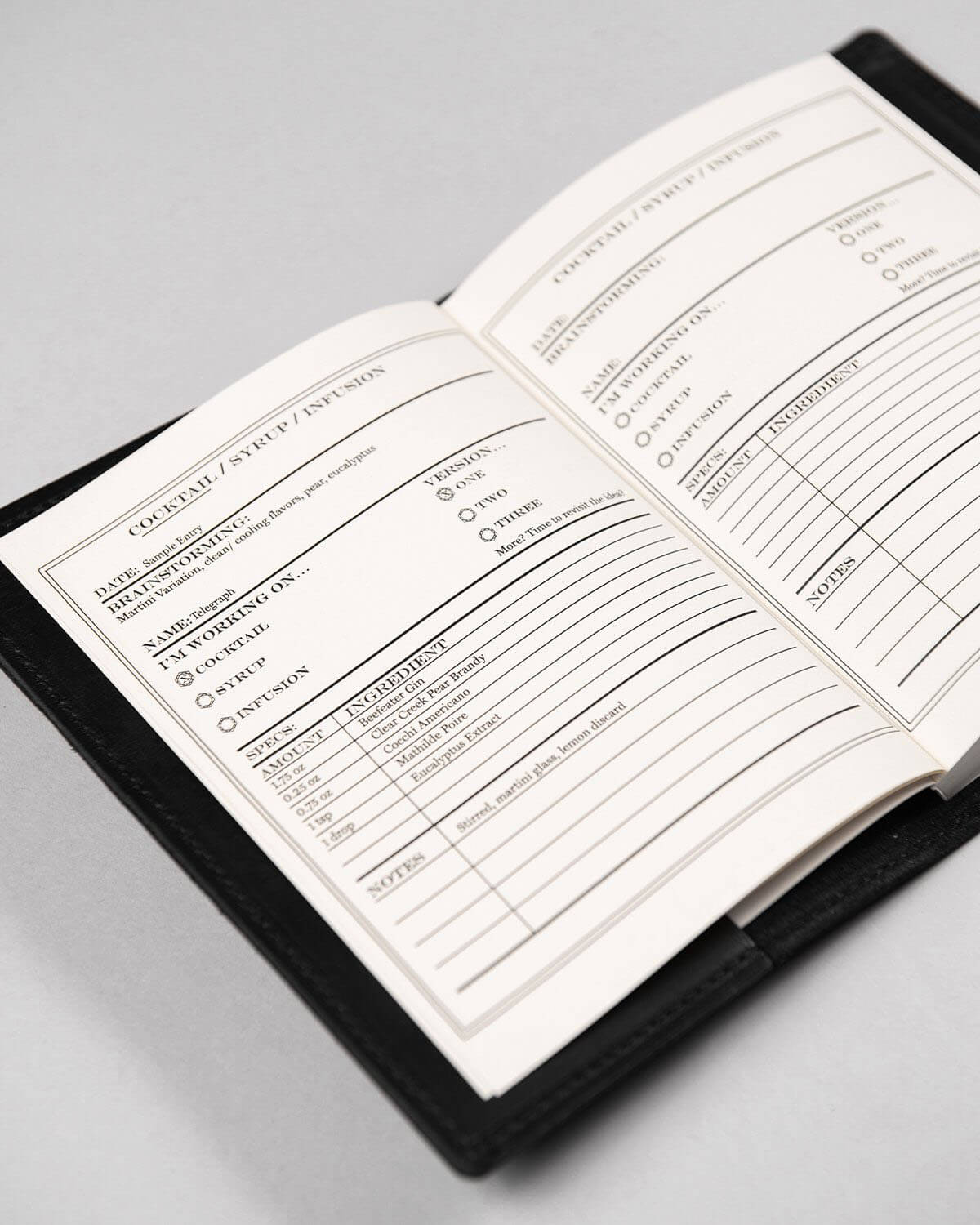 D&Co Cocktail Journal from Death & Co