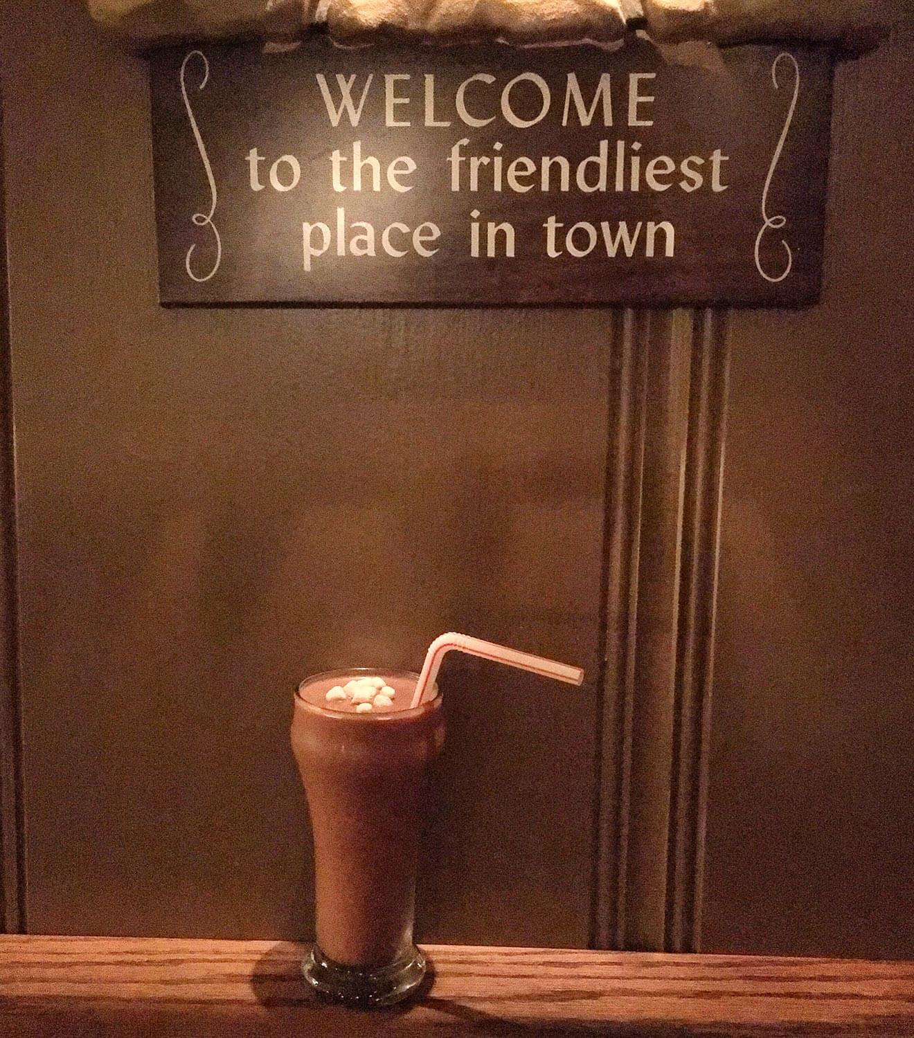 Dangerously Delicious, welcome signs