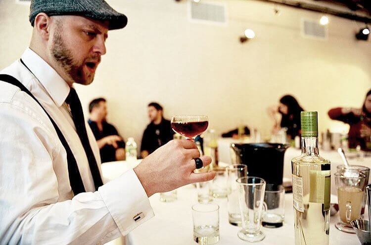 Daniel Undhammer with cocktail