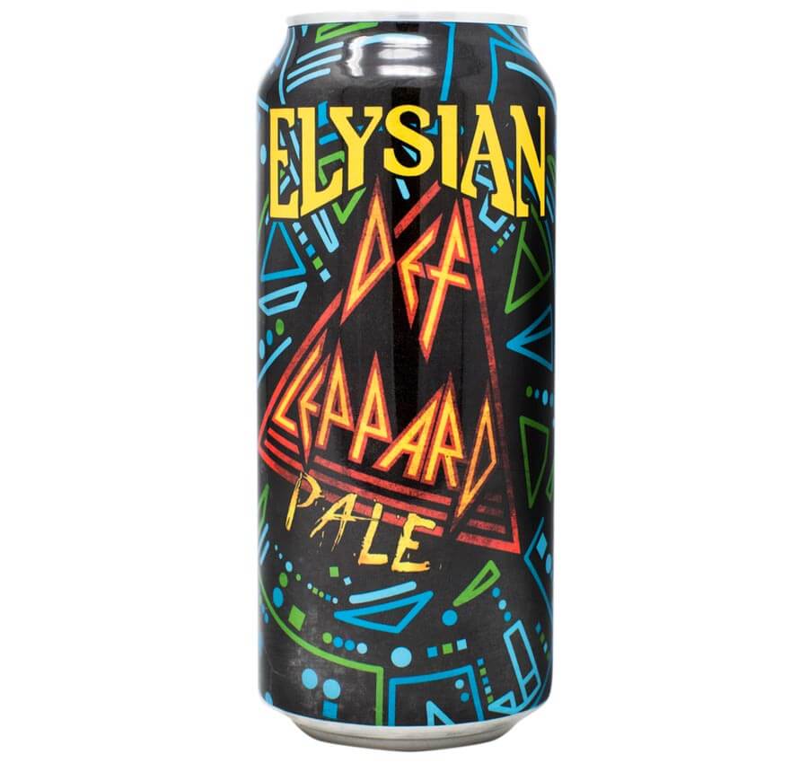 Def Leppard Pale, can on white