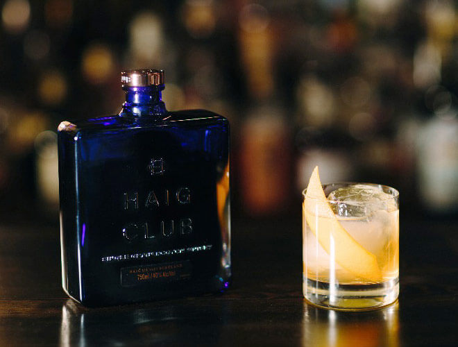 Demure Dashing cocktail with haig club whiskey