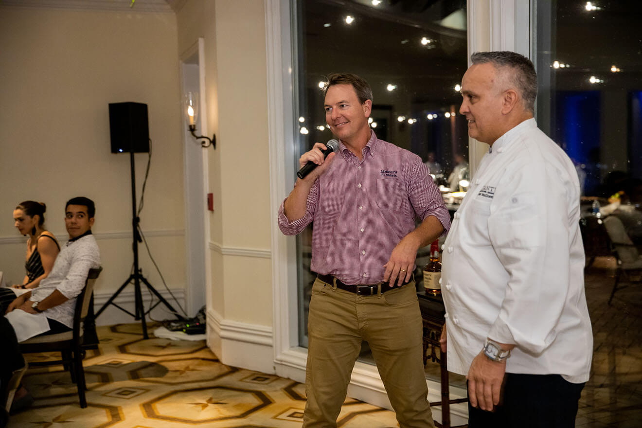 Denny Potter <em>(Master Distiller Makers Mark)</em> and Michael MacDonnell (VP of Atlantis F&B)
