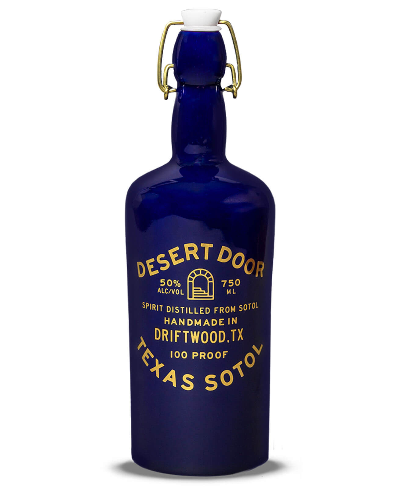 Desert Door Oak-Aged Sotol, bottle on white
