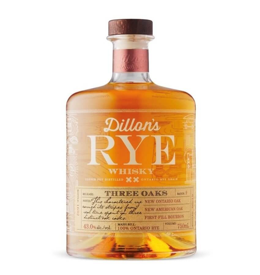 Dillon’s – Three Oaks Rye Whisky