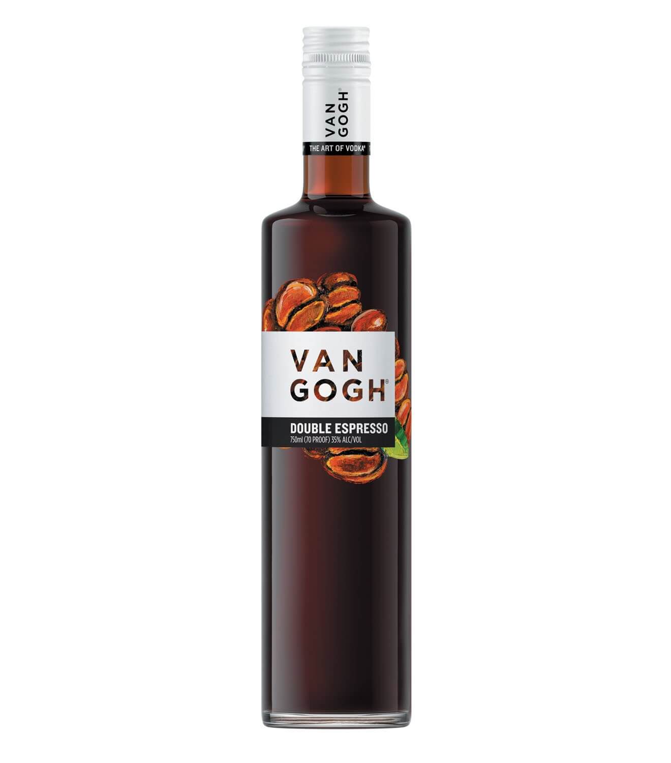 Van Gogh Double Espresso, bottle on white