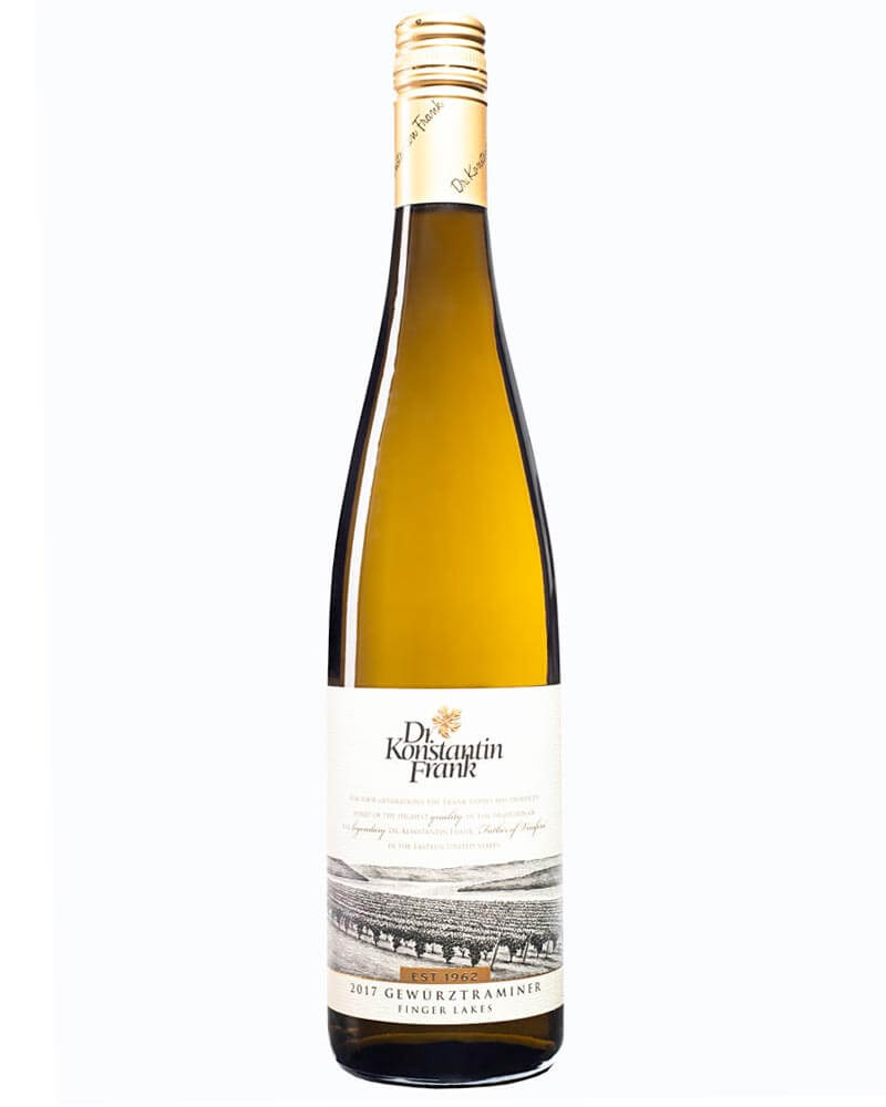 Dr. Konstantin Frank Gewürztraminer 2017, bottle on white