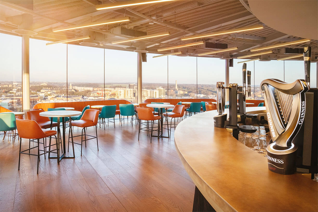 Dublin's Gravity Bar View