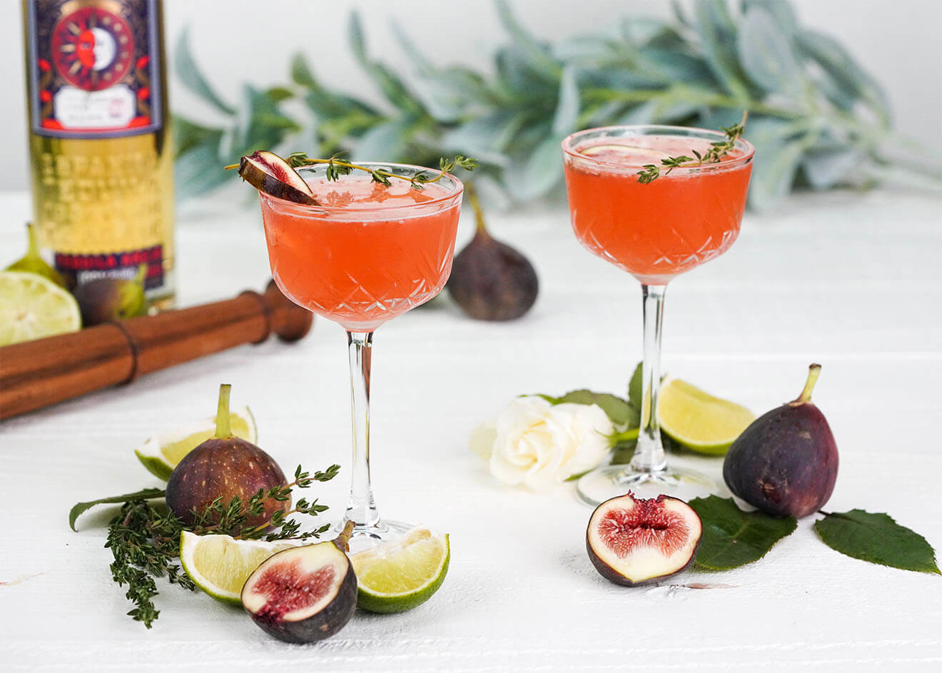 Fig Smash with Espanita Tequila Añejo