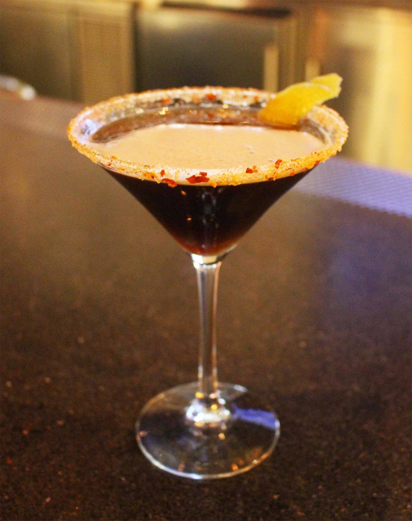 Diablo-Martini cocktail, cocktails