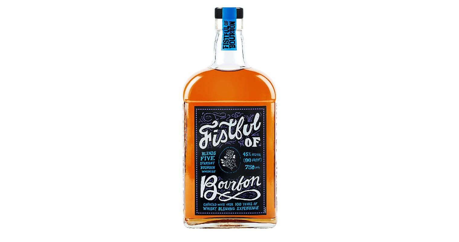 Fistful of Bourbon, bottle on white, featured image