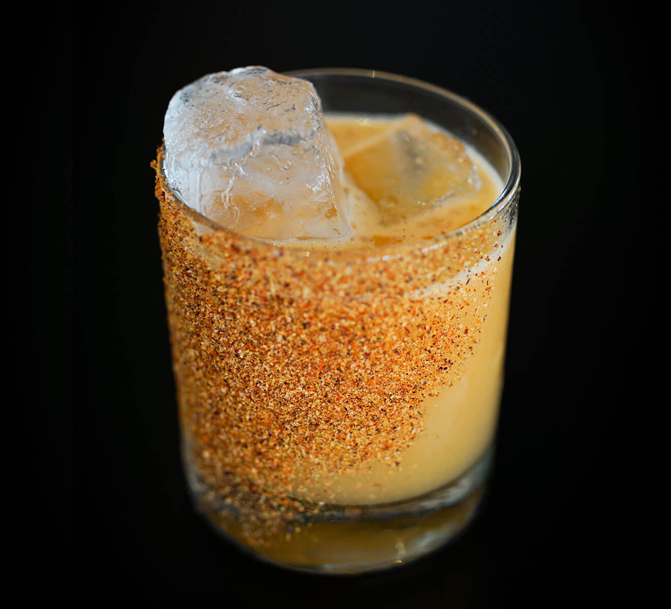 Flamin' Hot, cocktail on dark background