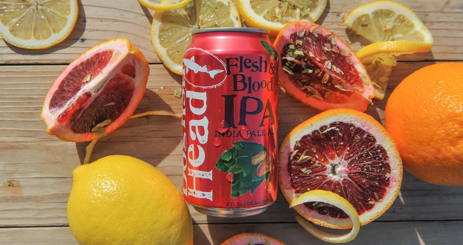 Dogfish Head Releases Flesh & Blood IPA in Cans, featured image