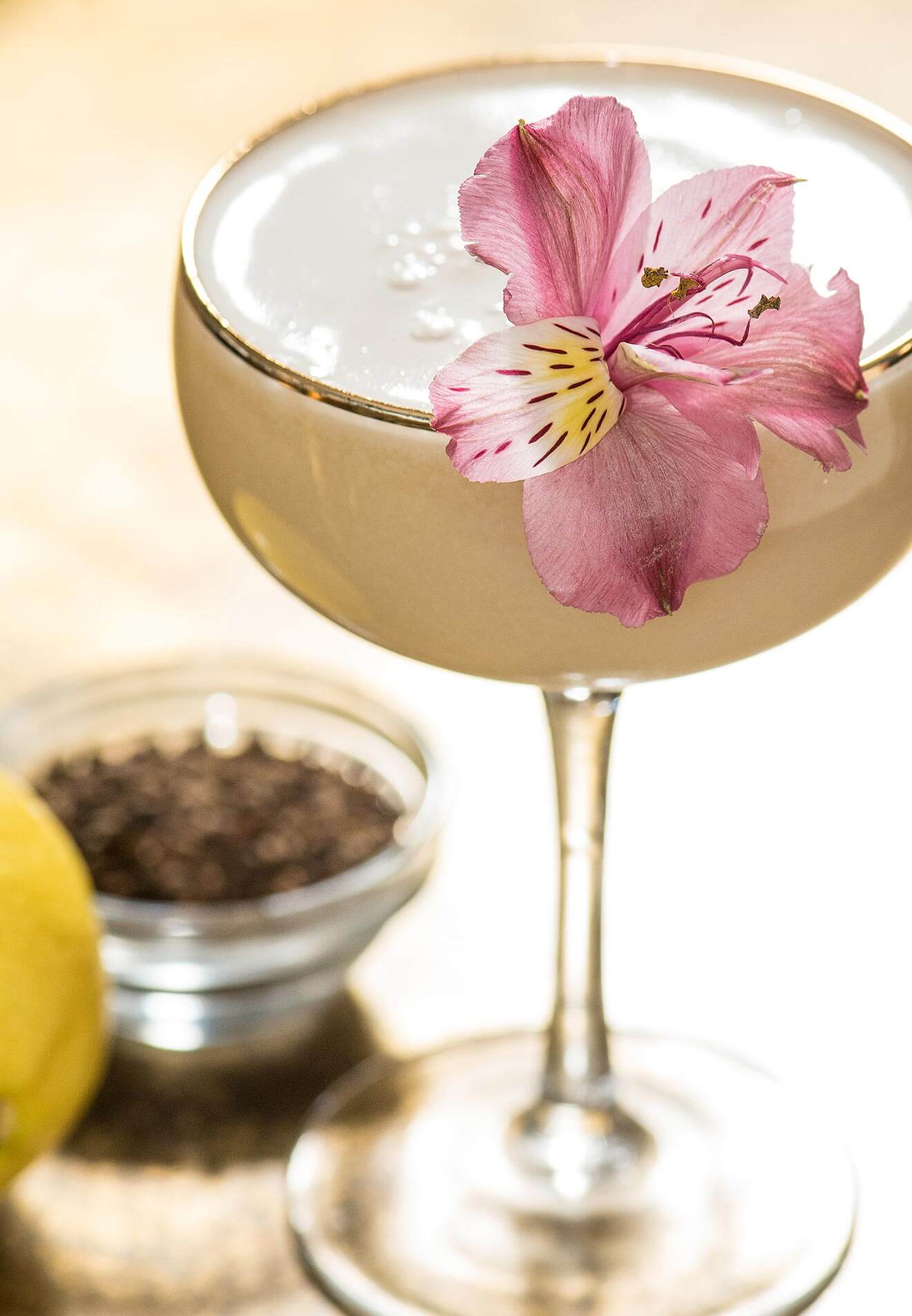 Flowers for Lady Day cocktail