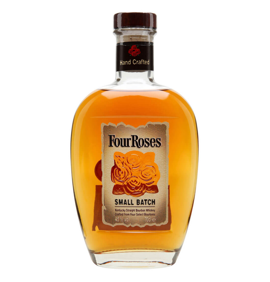 Four Roses Small Batch, bottle on white
