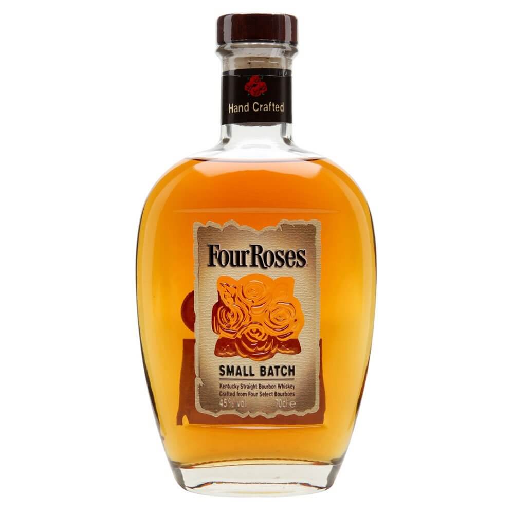 Four Roses Small Batch, bottle on white