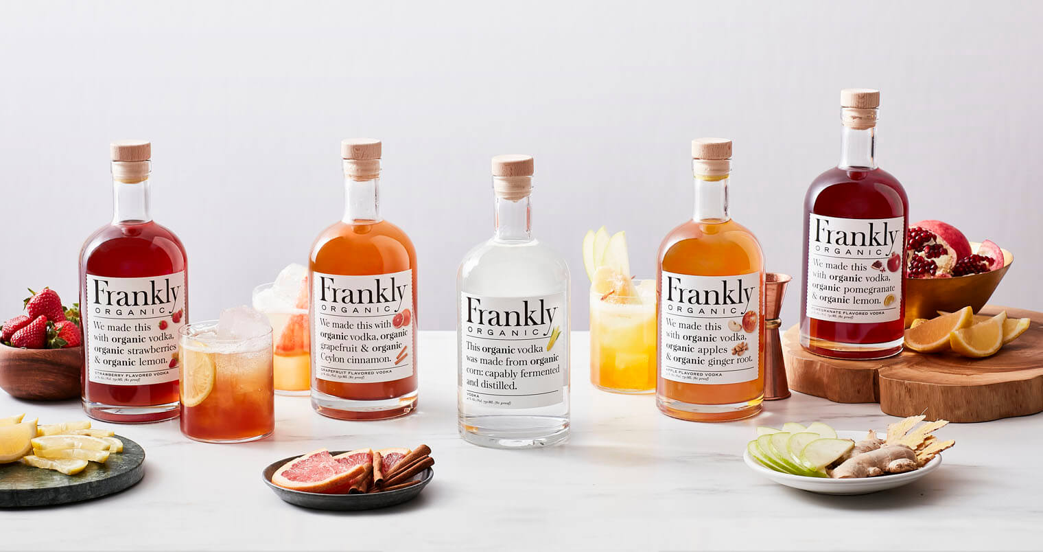 Frankly Organic Vodkas with Frankly Fizz, featured image