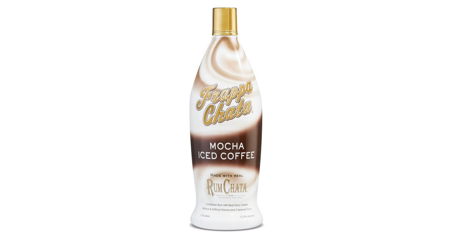 FrappaChata Iced Coffee Mocha Flavor, bottle on white, featured image