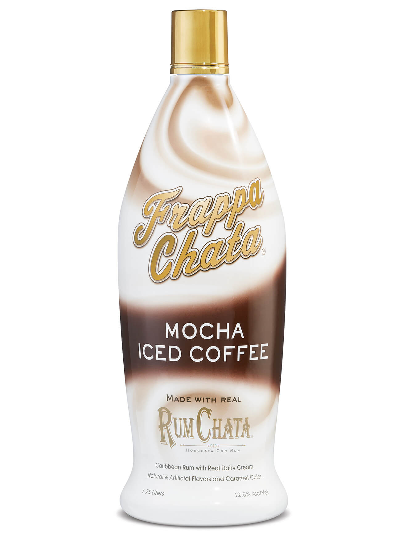 FrappaChata Iced Coffee Mocha Flavor, bottle on white