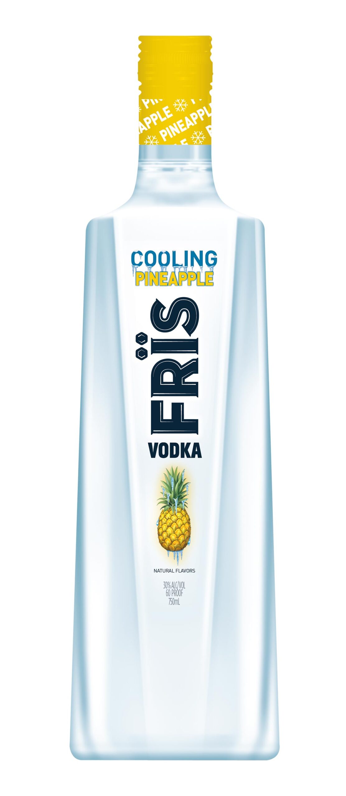 FrÏs Pineapple Flavored Vodka, bottle, featured brands
