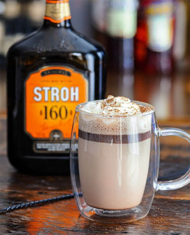 Stroh Cocoa Bomb Cocktail
