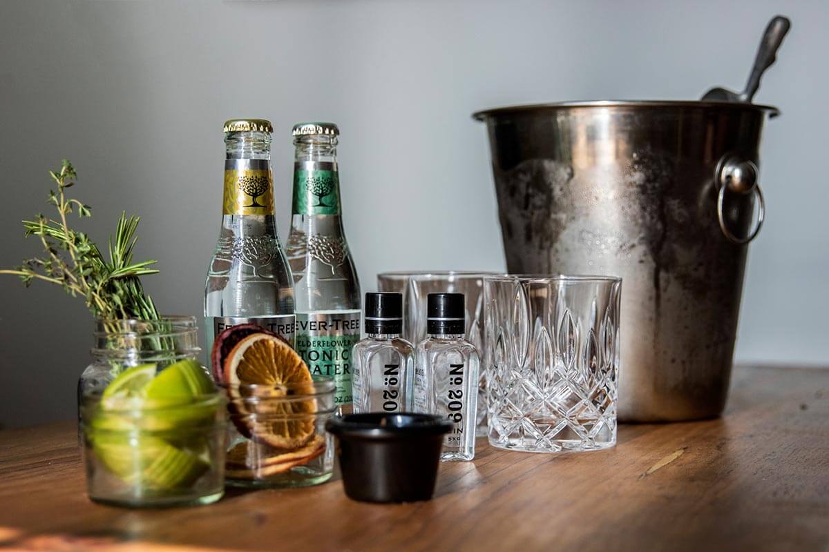 Gin & Tonic Bar Cart