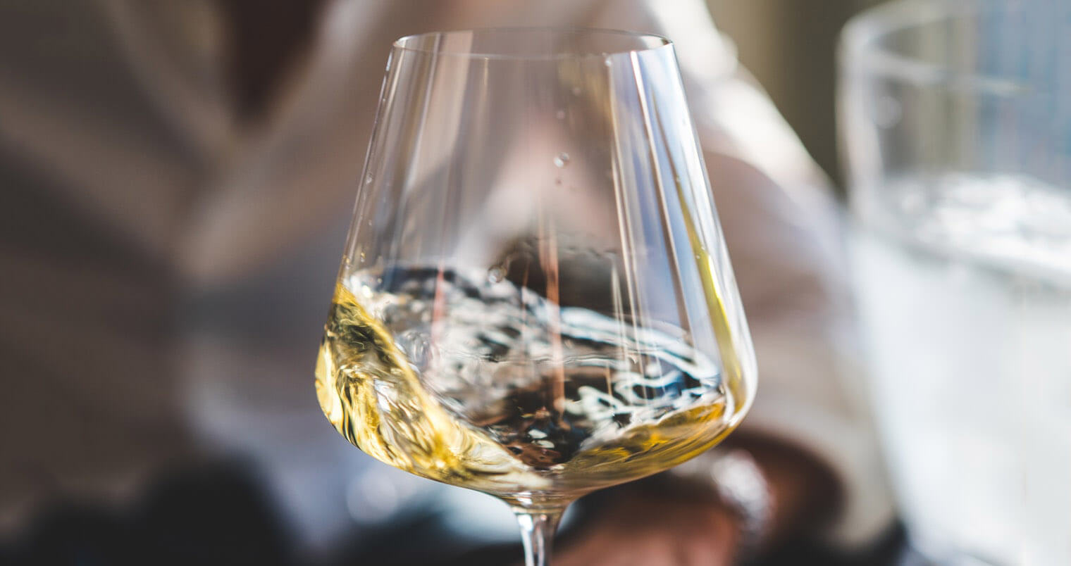 Glass of Chardonnay, featured image