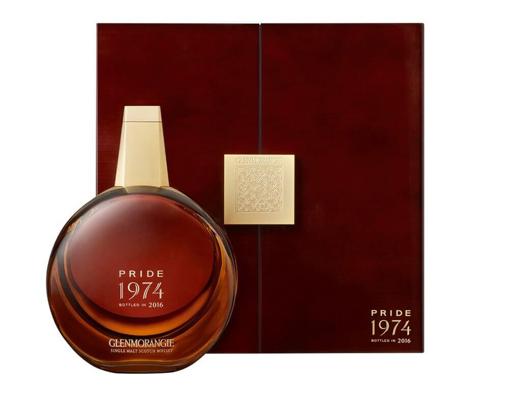 Glenmorangie Pride 1974, bottle and package