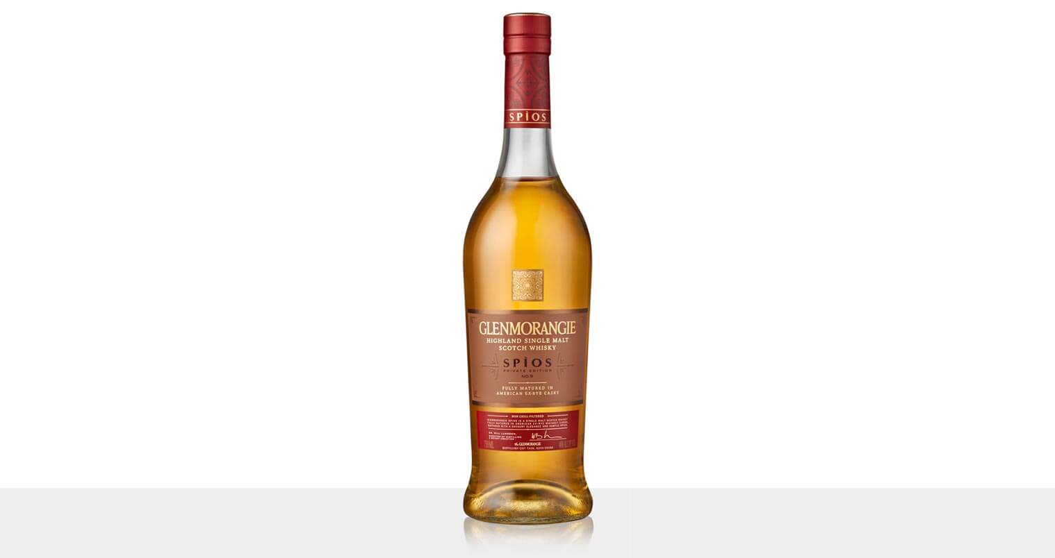Glenmorangie-Spìos Private Edition Single Malt Whisky, bottle on white, featured image