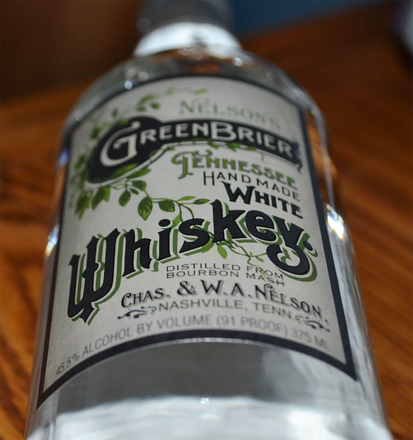 Nelson’s Green Brier Tennessee White Whiskey