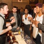 Guests Tasting Component Whiskies with Ryan Ross