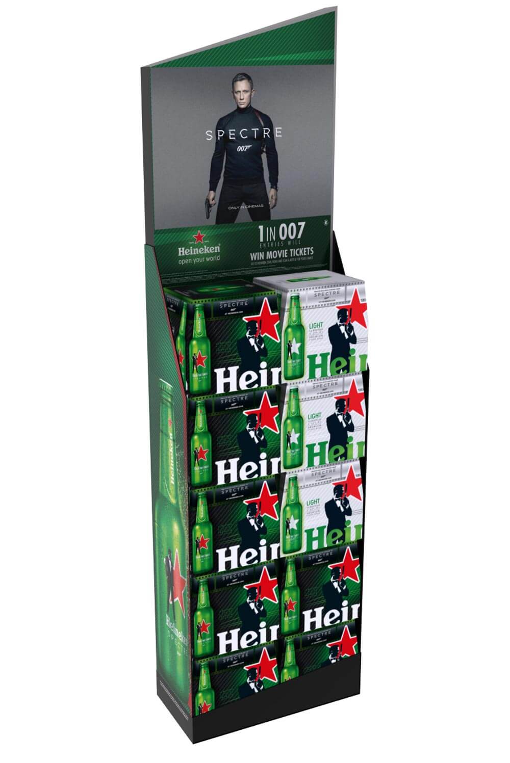 Heineken “Spectre” 5 Case Stacker