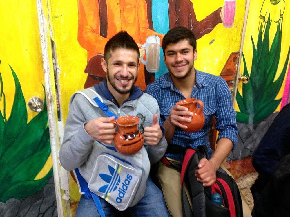 Happy Pulque Drinkers