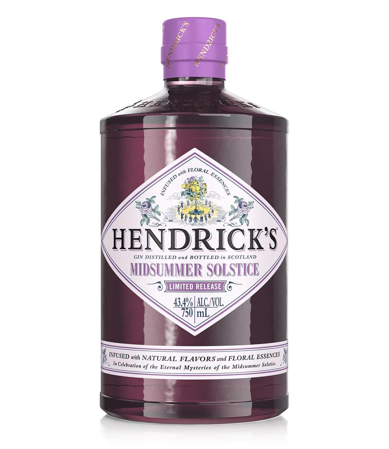 Hendrick’s Midsummer Solstice, bottle on white