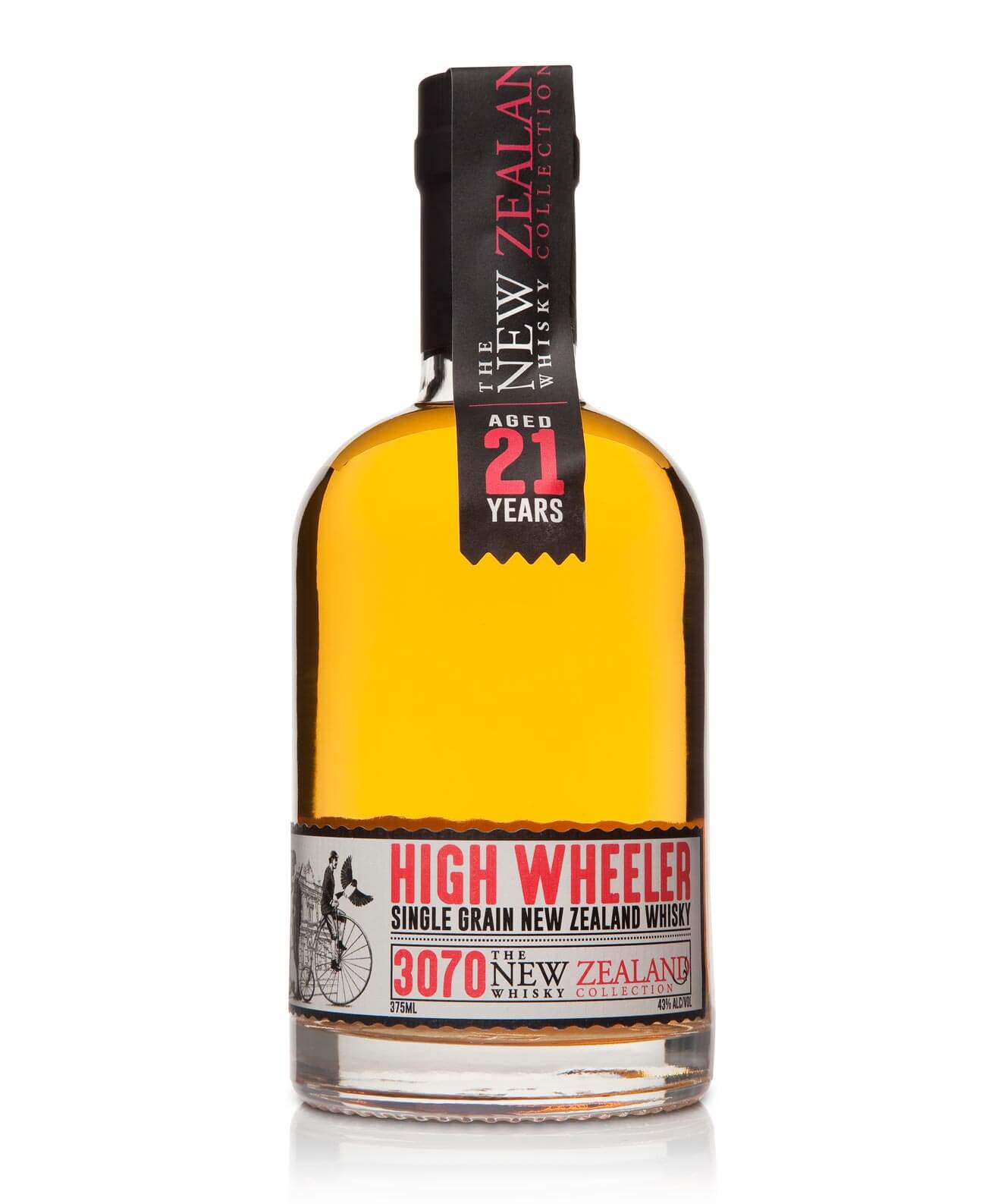High Wheeler 21 Year Old Single Grain bottle
