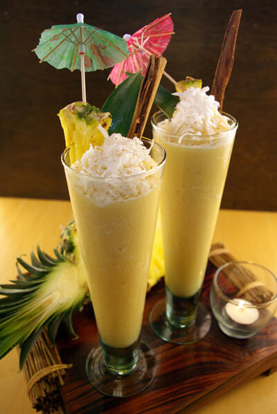 horchata colada summer cocktail