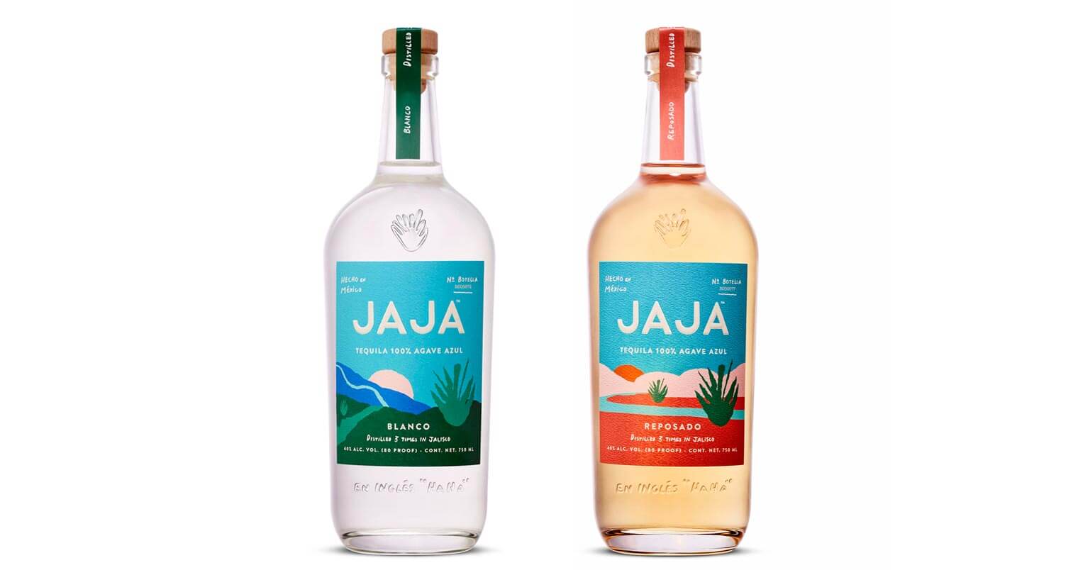 JAJA Premium Tequila, bottles on white, featured image