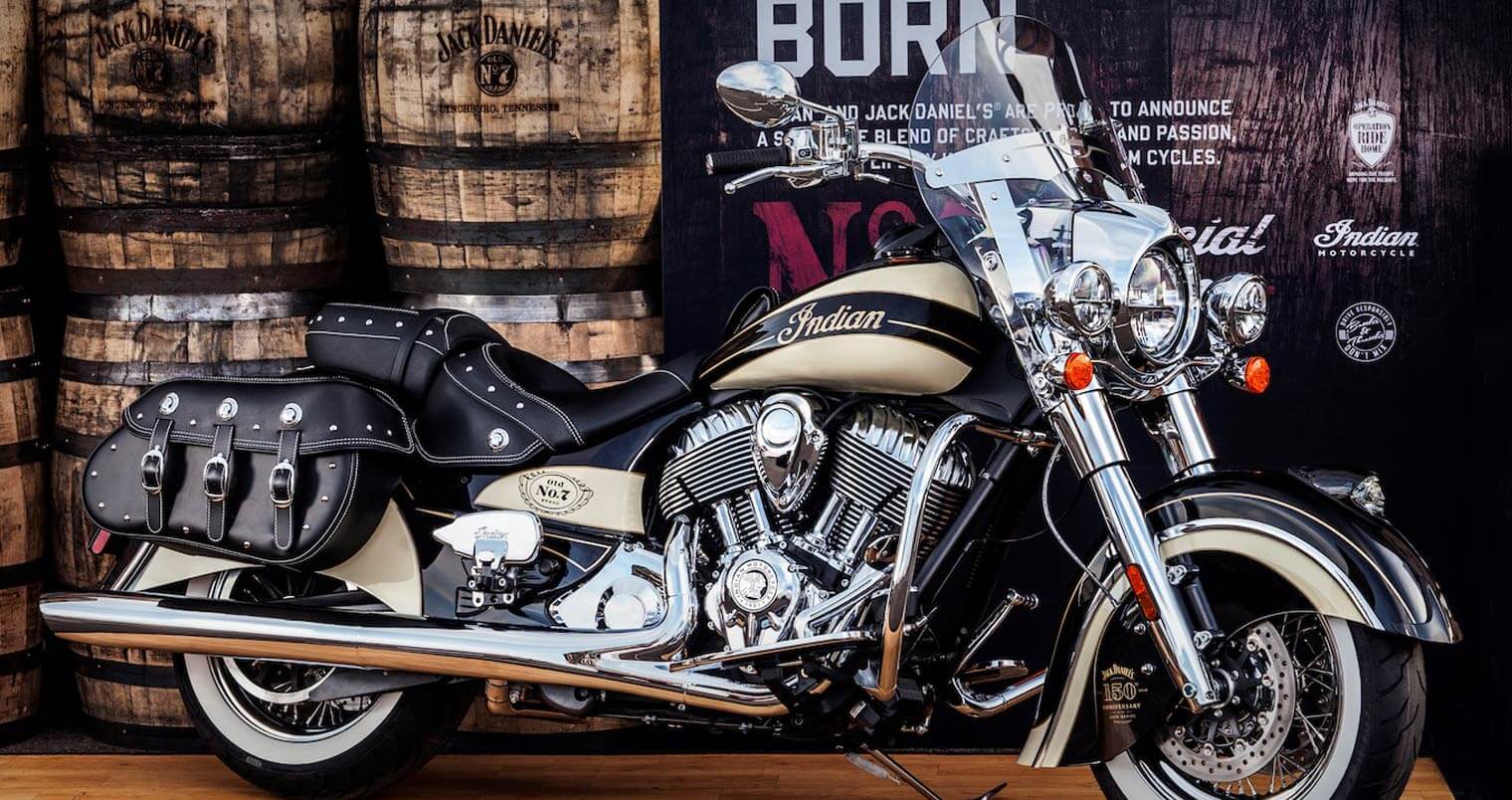 Indian Motorcycle and Jack Daniel's Partner on Iconic Jack Daniel's-Branded Indian Chief Vintage, industry news, featured image
