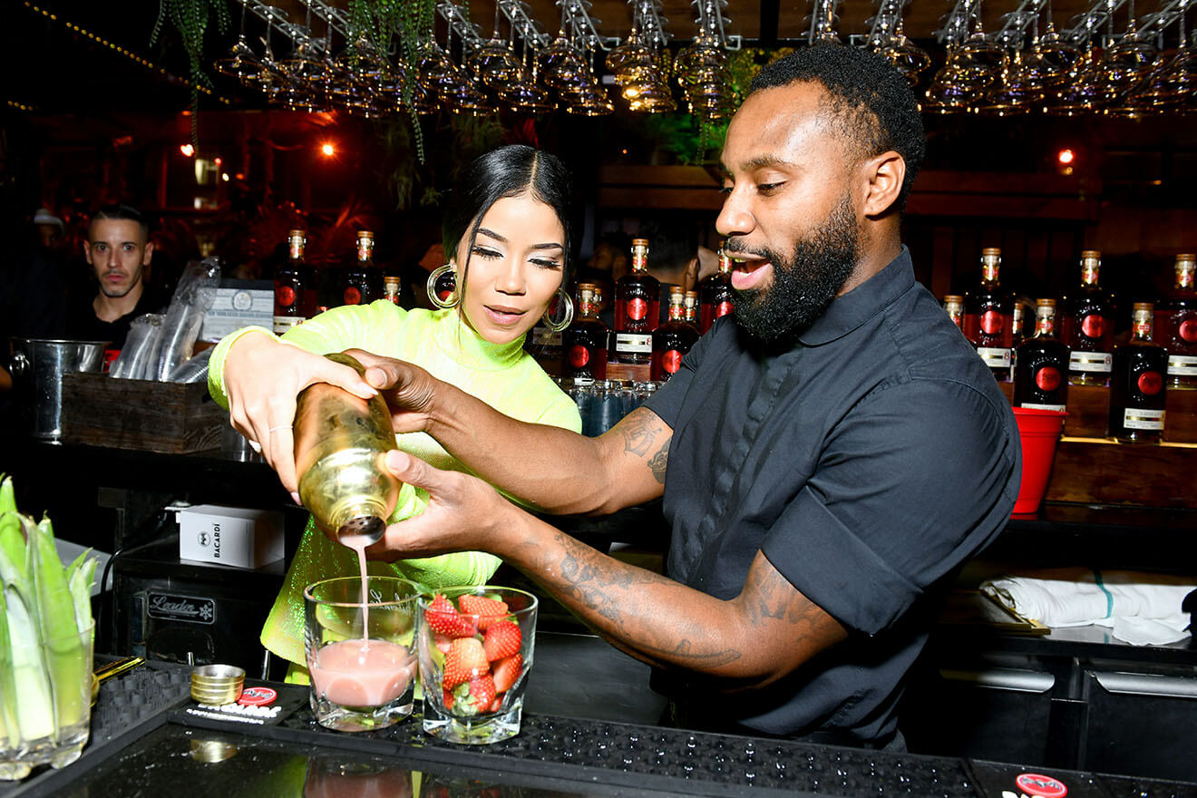 Jhene Aiko at BACARDI Rum Room
