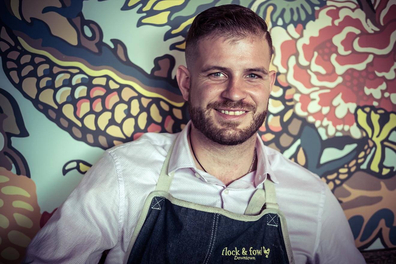 Joel Cockerill of flock and fowl